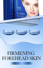 RUVIAA BEAUTY 10pcs Hyaluronic Acid Collagen Face Masks – Forehead, Eyes & Cheek Patches for Hydrating & Firming