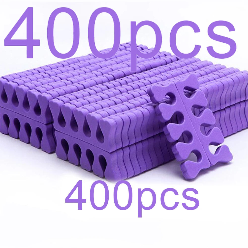 RUVIAA BEAUTY 50 Pairs Heart Design Toe Separators | Soft Flexible Foam for Manicure & Pedicure Nail Art