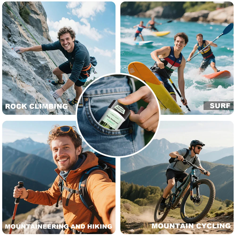 RUVIAA BEAUTY Natural Advanced Protection Deodorant | 48H Odor Shield