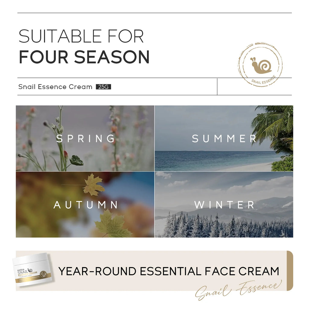 LAIKOU Snail Face Cream Hyaluronic Acid Moisturizing Cream Smoothing & Nourishing Serum Day Cream for Face skin care products