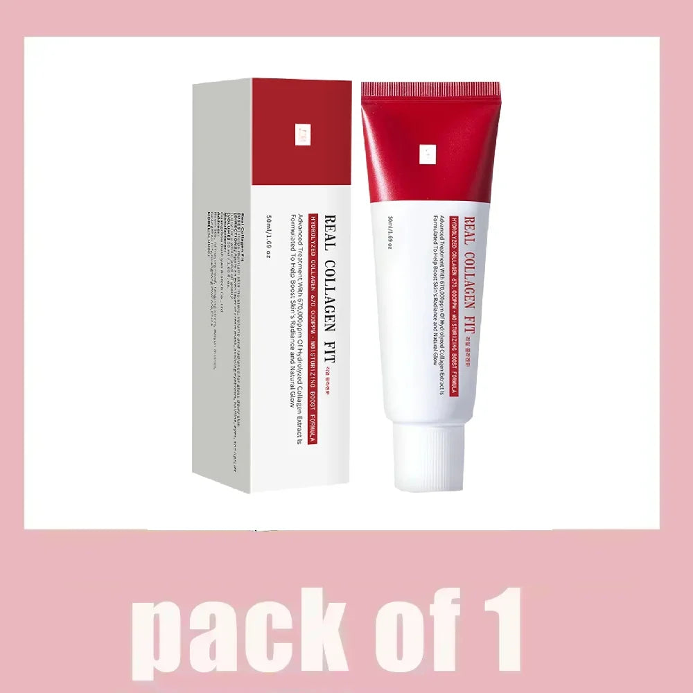 RUVIAA BEAUTY Real Collagen Fit Peel-Off Facial Mask – 670,000ppm Collagen for Elasticity, Hydration & Glow