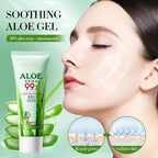 BIOAOUA Soothing Aloe Vera Gel For Face & Body Hydrating Moisturizing Repairing Sunburn Relief Acne Care For Sensitive Skin
