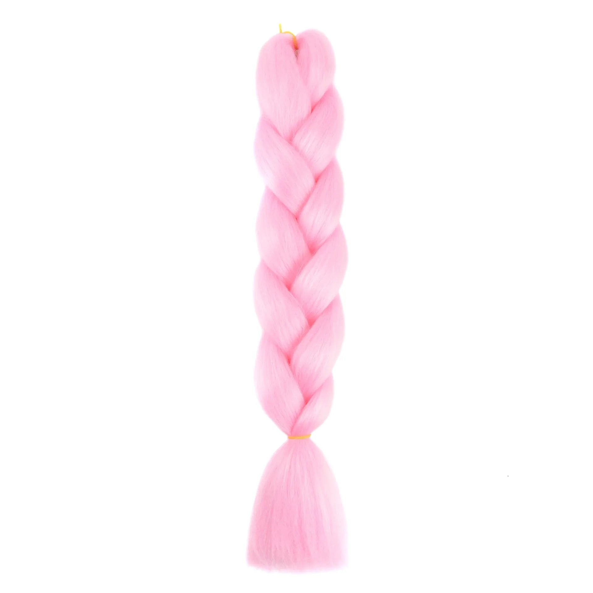 Synthetic Jumbo Braiding Hair Extensions for Kids Colored braiding Hair High Temperature Fiber Crochet Hair for Women Girls Box