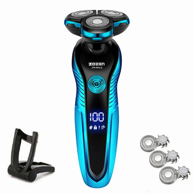 RUVIAA BEAUTY ZOZEN Electric Shaver | Rechargeable Body & Beard Trimmer