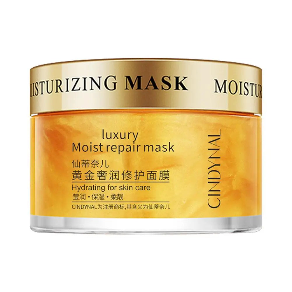 RUVIAA BEAUTY 120g 24K Gold Collagen Face Mask – Moisturizing, Firming & Nourishing Sleeping Cream