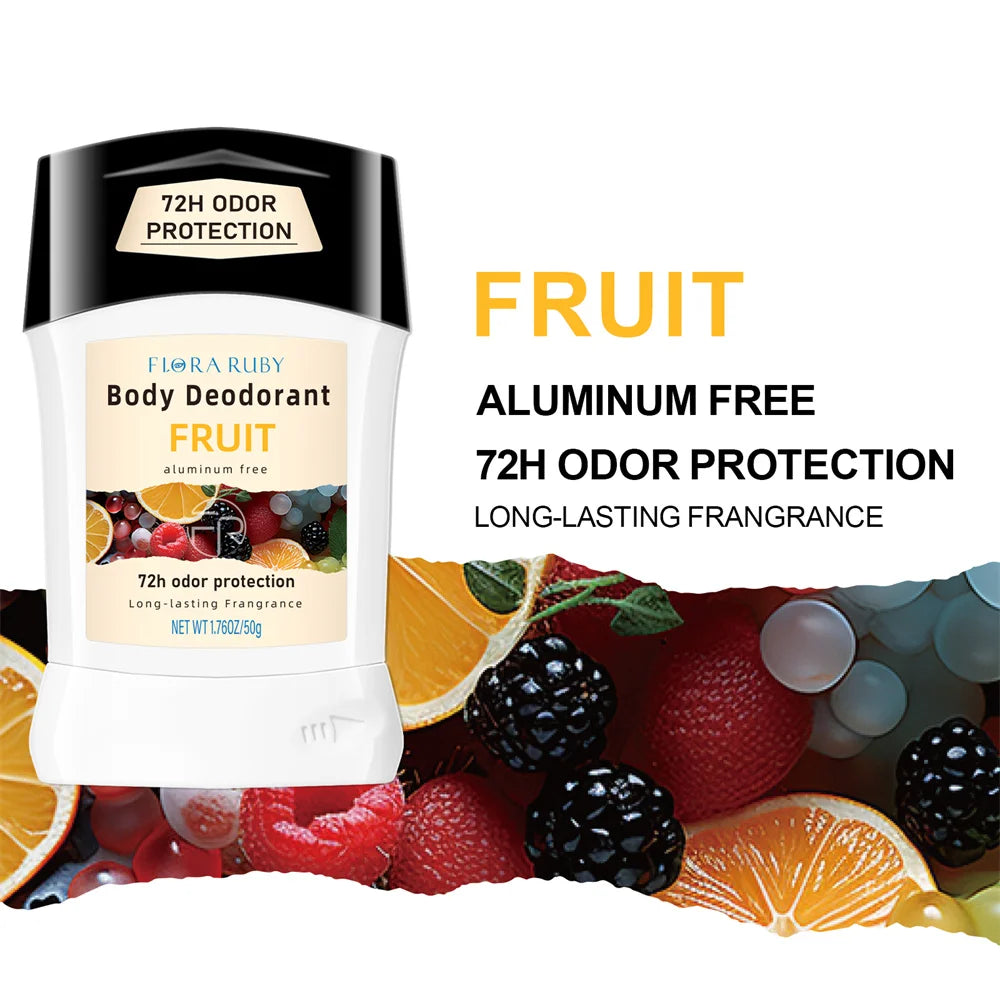 RUVIAA BEAUTY 50g Aluminum-Free Deodorant | Natural Floral Scent