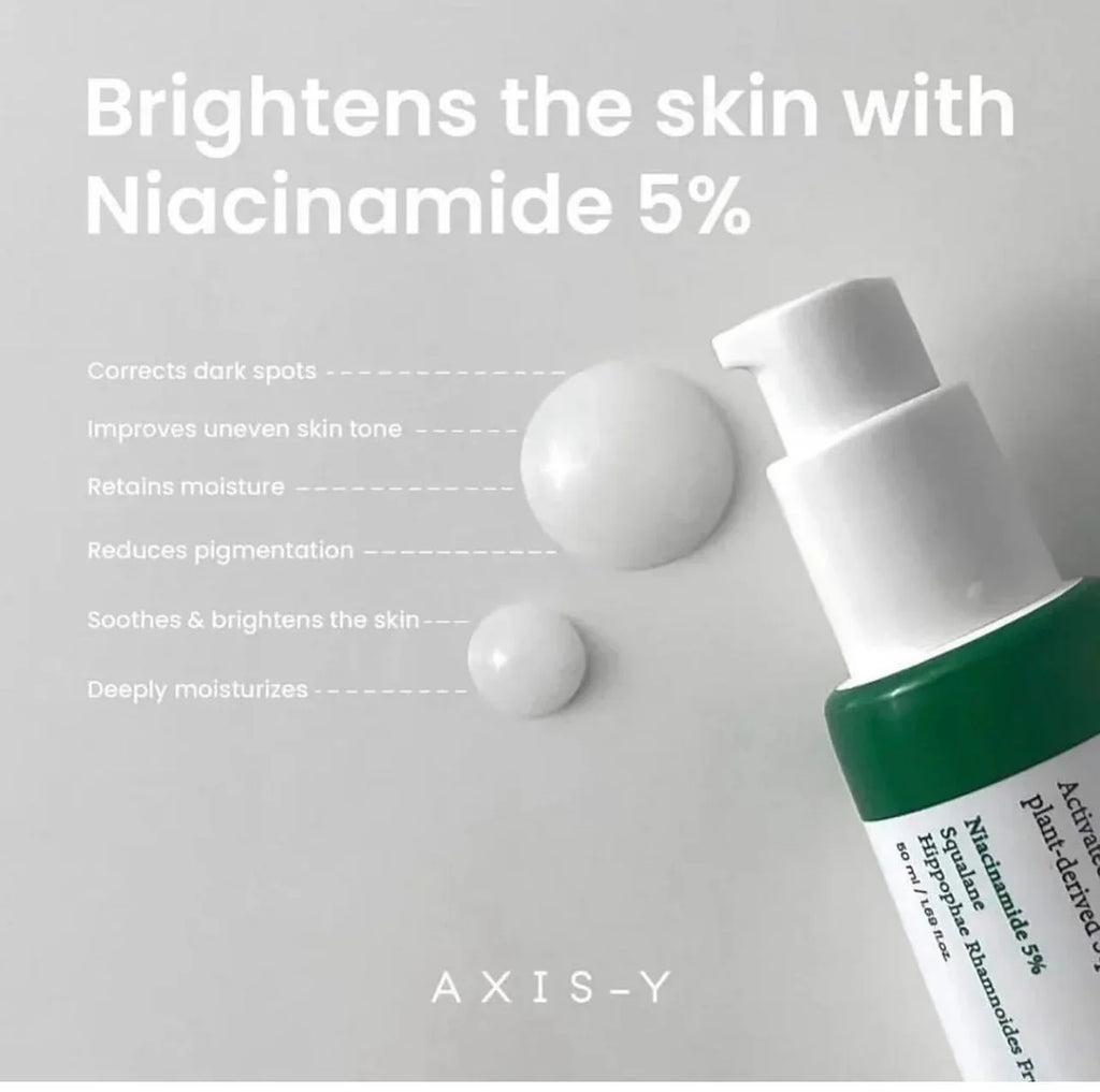 AXIS-Y Dark Spot Repair Brightening Serum 5% Niacinamide Face Dark Spot Remover - Korean Vegan Skincare Niacinamide Serum