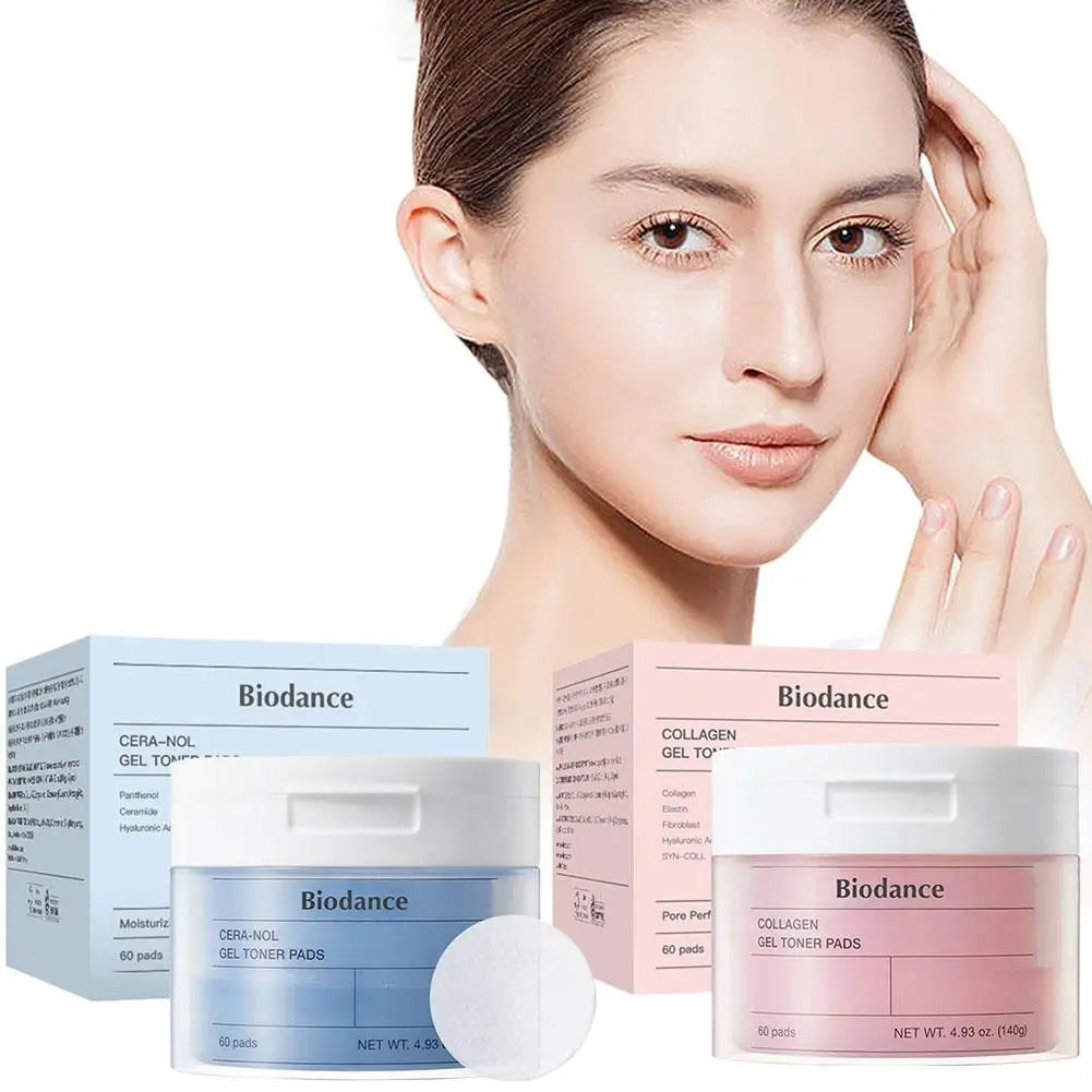 Biodance Collagen Fade Fine Lines Pad Brightening Skin Tone Improve Facial Toner Firming Pore Moisturizing Toner Face Skin Care
