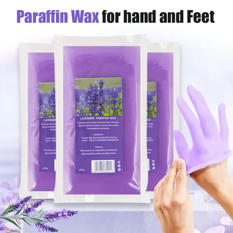 3/1Pcs Care Paraffin 200g/450g Moisturizing Hands and Feet Mask Peel Off SPA Restores Gloss Nourishing Hands and Feet