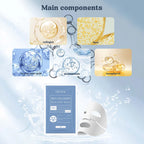 BioCollagen Real Deep Moisturizing Mask Anti-Wrinkle Lifting Face Mask with Hydrolyze Collagen Soluble Collagen Sheet Mask