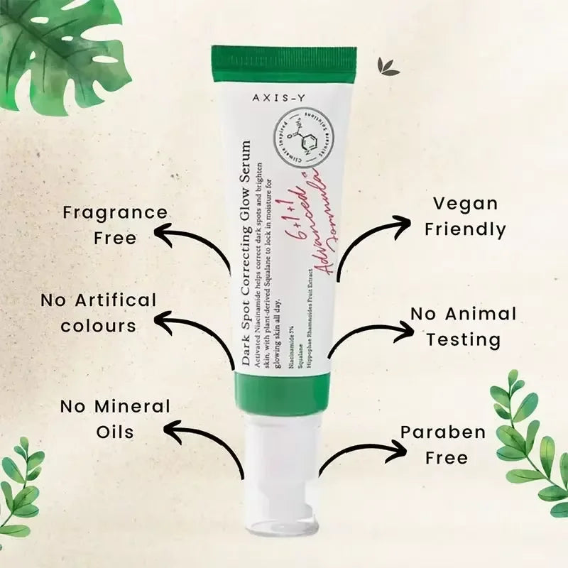 AXIS-Y Dark Spot Repair Brightening Serum 5% Niacinamide Face Dark Spot Remover - Korean Vegan Skincare Niacinamide Serum