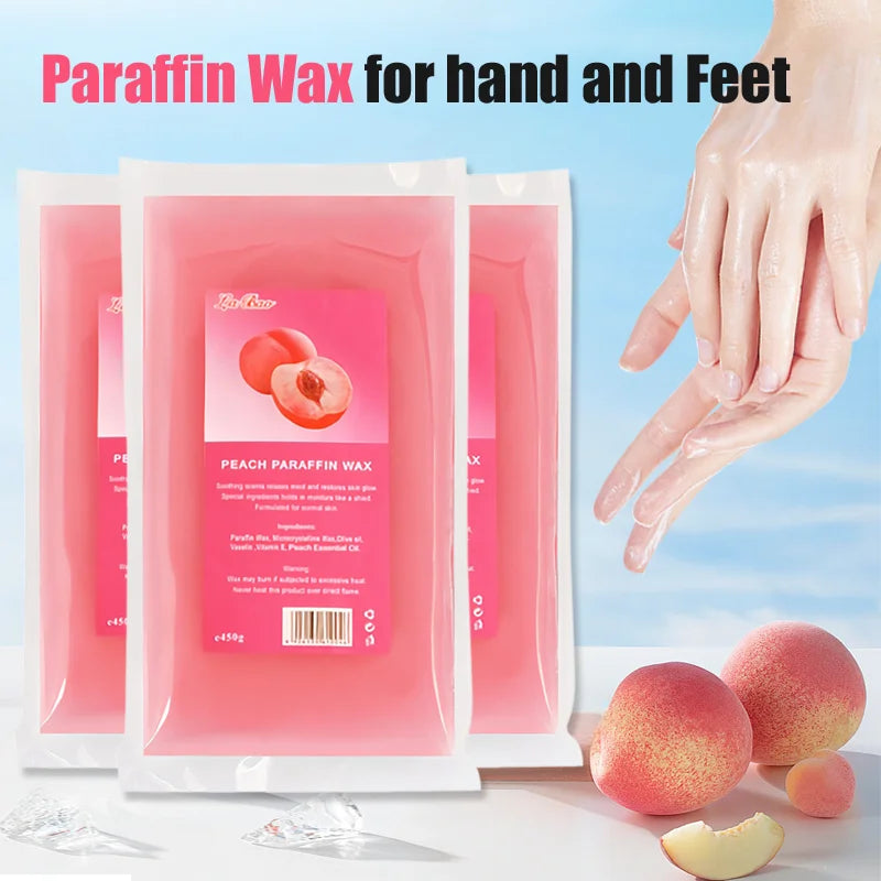 3/1Pcs Care Paraffin 200g/450g Moisturizing Hands and Feet Mask Peel Off SPA Restores Gloss Nourishing Hands and Feet