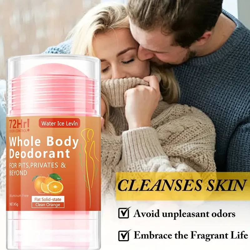 RUVIAA BEAUTY 45g Full Body Deodorant | Aluminum-Free Orange Extract