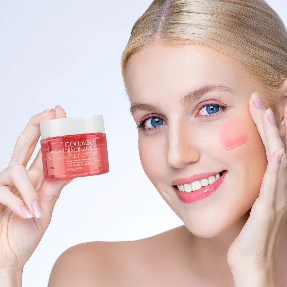 Collagen Jelly Cream Niacinamide And Hydrolyzed Collagen Strengthen The Skin Barrier Lasting Moisturizing The Skin Face Care