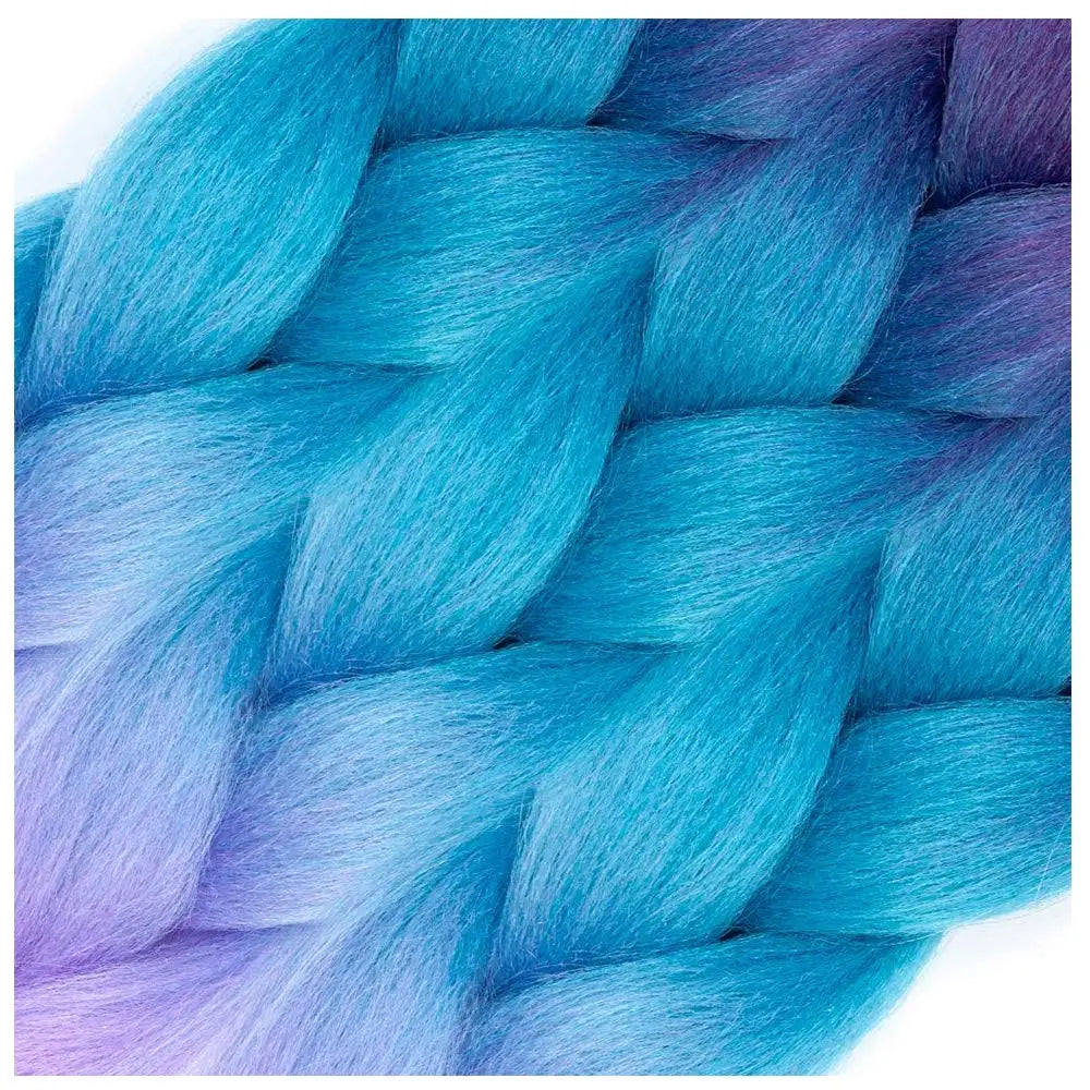 Synthetic Jumbo Braiding Hair Extensions for Kids Colored braiding Hair High Temperature Fiber Crochet Hair for Women Girls Box
