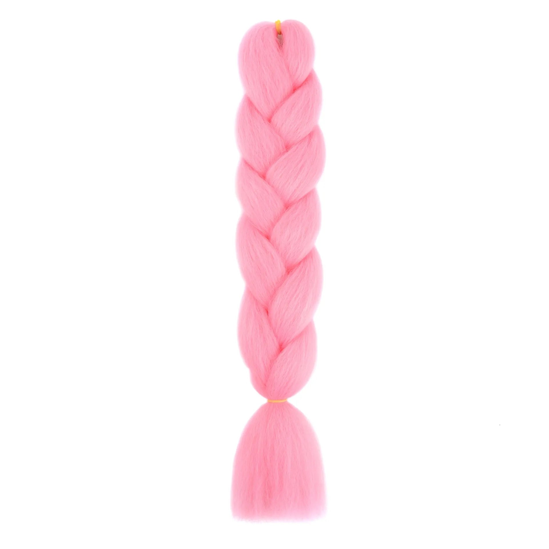 Synthetic Jumbo Braiding Hair Extensions for Kids Colored braiding Hair High Temperature Fiber Crochet Hair for Women Girls Box