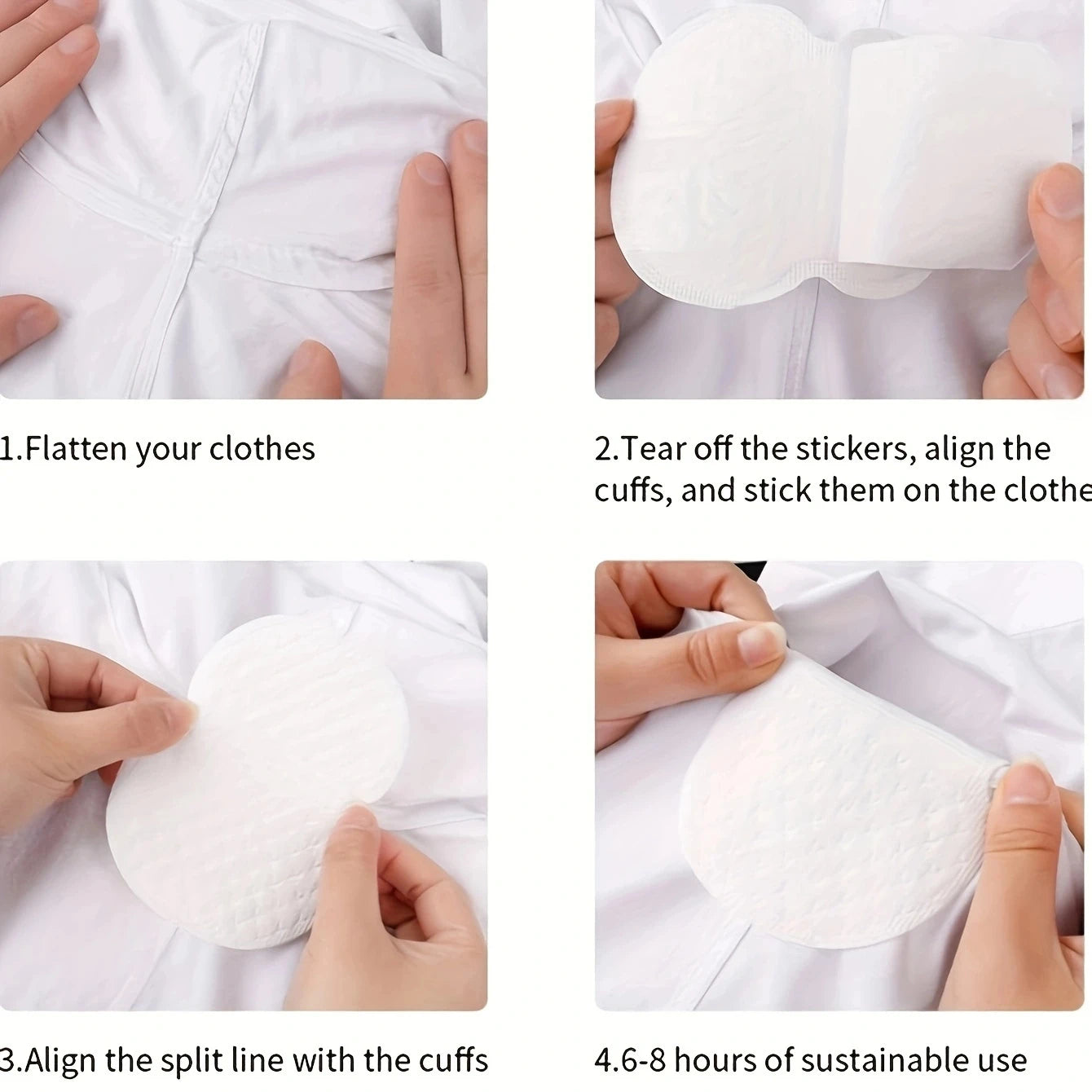 RUVIAA BEAUTY Invisible Underarm Sweat Pads | Disposable Anti-Sweat