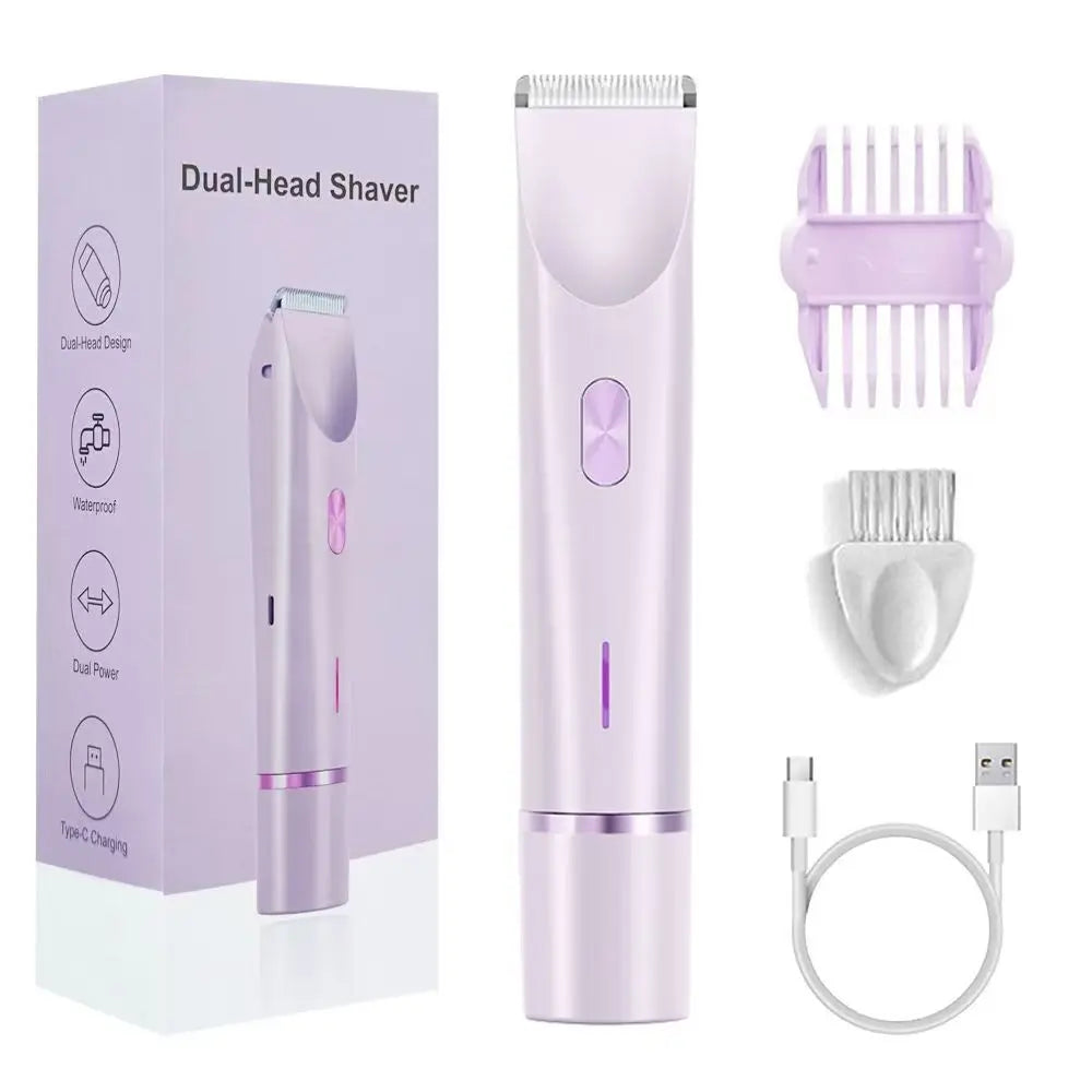 RUVIAA BEAUTY Mini Electric Epilator | Waterproof 2-in-1 Bikini Trimmer