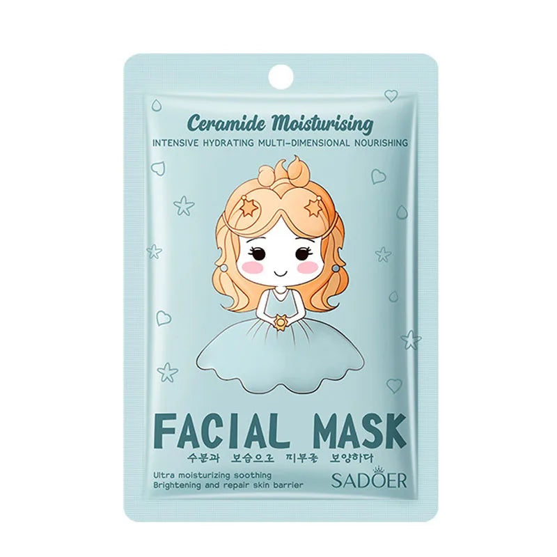 RUVIAA BEAUTY 10pcs Hyaluronic Acid Collagen Face Masks – Korean Skincare, Moisturizing & Hydrating
