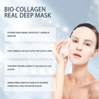 BioCollagen Real Deep Moisturizing Mask Anti-Wrinkle Lifting Face Mask with Hydrolyze Collagen Soluble Collagen Sheet Mask