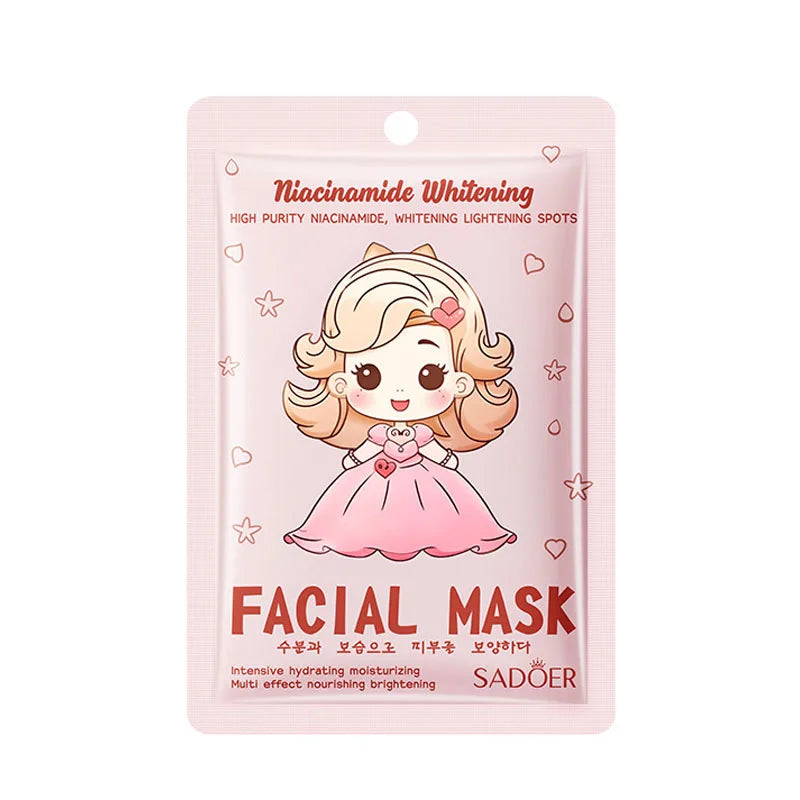 RUVIAA BEAUTY 10pcs Hyaluronic Acid Collagen Face Masks – Korean Skincare, Moisturizing & Hydrating