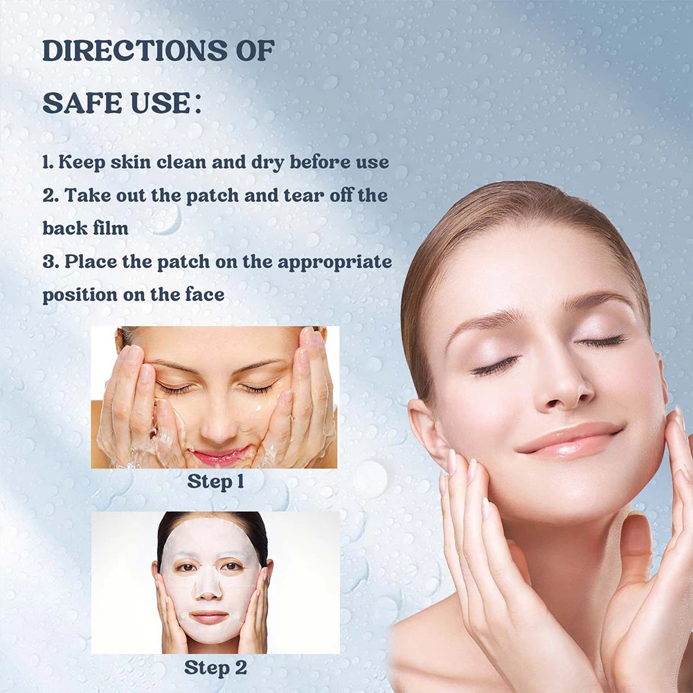 BioCollagen Real Deep Moisturizing Mask Anti-Wrinkle Lifting Face Mask with Hydrolyze Collagen Soluble Collagen Sheet Mask