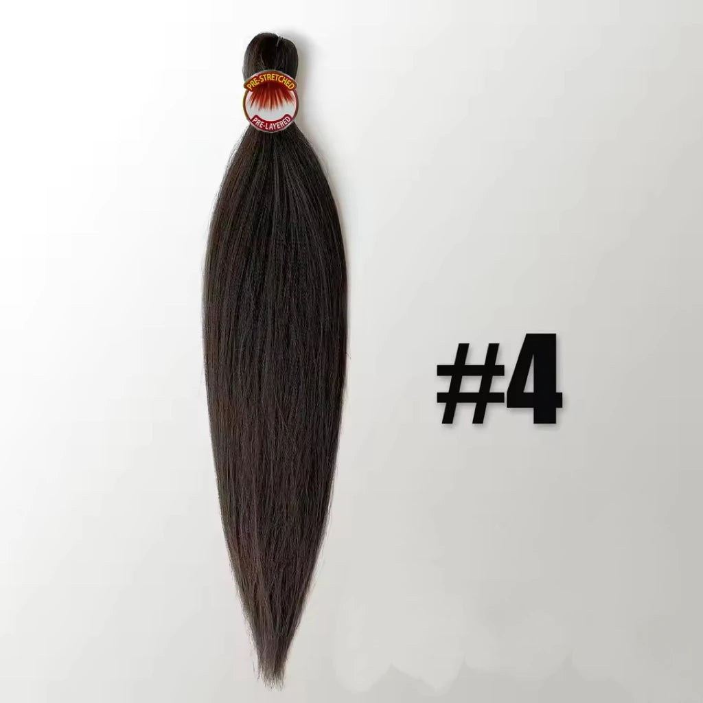 4x Sensationnel prestretched 38 inch Synthetic braiding hair braid kanekalon flame retardant for box braid and twist For Women