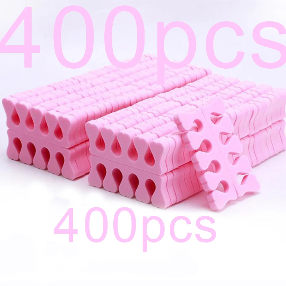 RUVIAA BEAUTY 50 Pairs Heart Design Toe Separators | Soft Flexible Foam for Manicure & Pedicure Nail Art