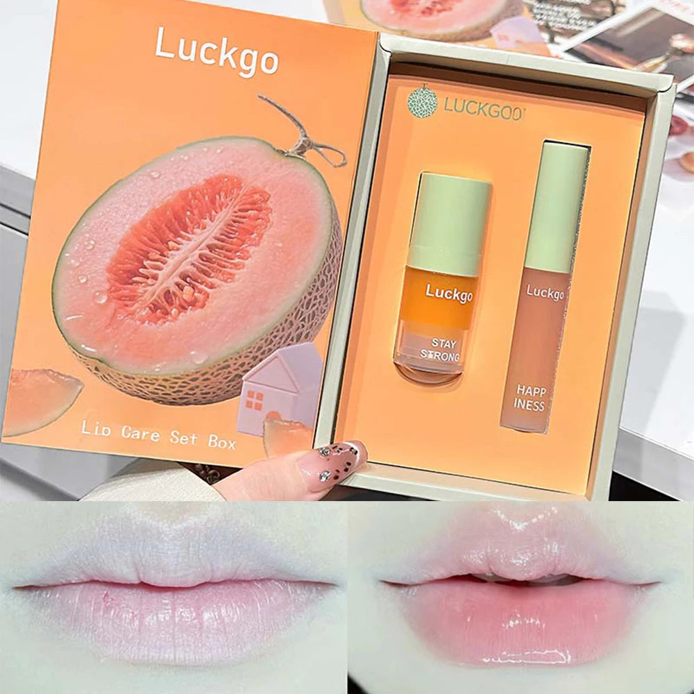 RUVIAA BEAUTY Bubble Lip Mask & Oil Set Deep Hydration & Care