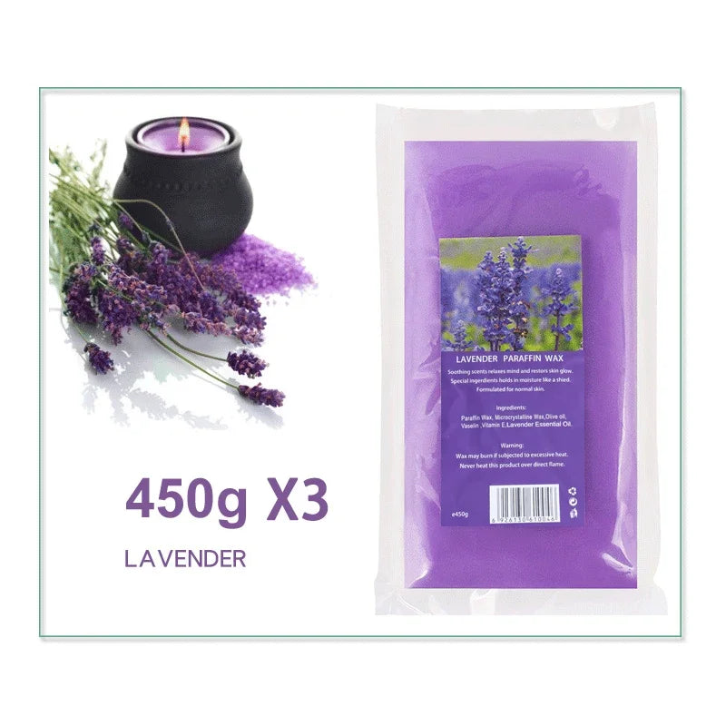 3/1Pcs Care Paraffin 200g/450g Moisturizing Hands and Feet Mask Peel Off SPA Restores Gloss Nourishing Hands and Feet