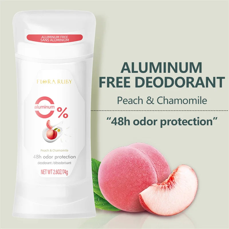 RUVIAA BEAUTY 72H Aluminum-Free Deodorant | Honey Peach & Lavender