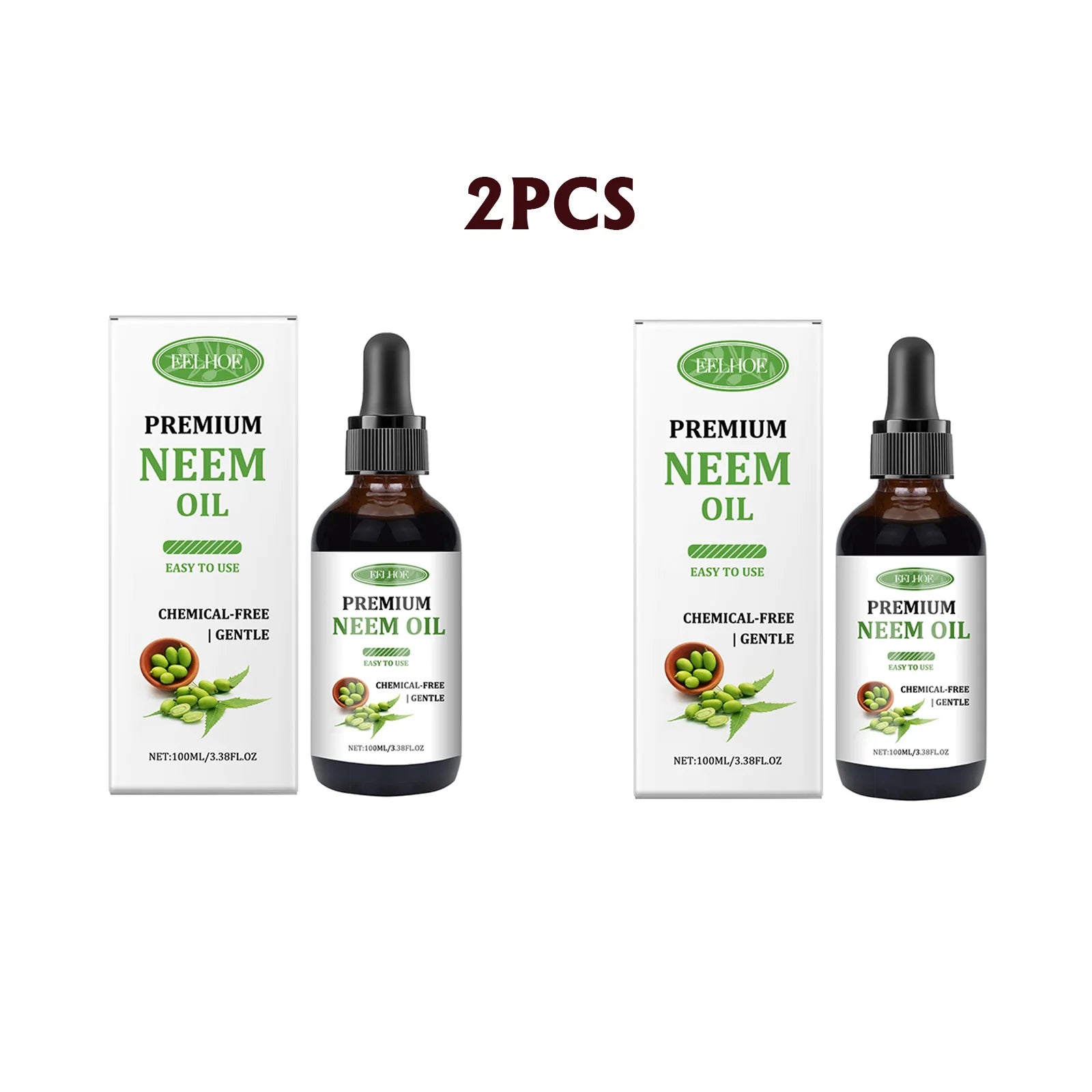 Eelhoe Neem Oil Care Essential Oil Nourishes Scalp Skincare Armor Neem Oil Massage Oil Nourishes The Skin Relieve Scalp Fatigue