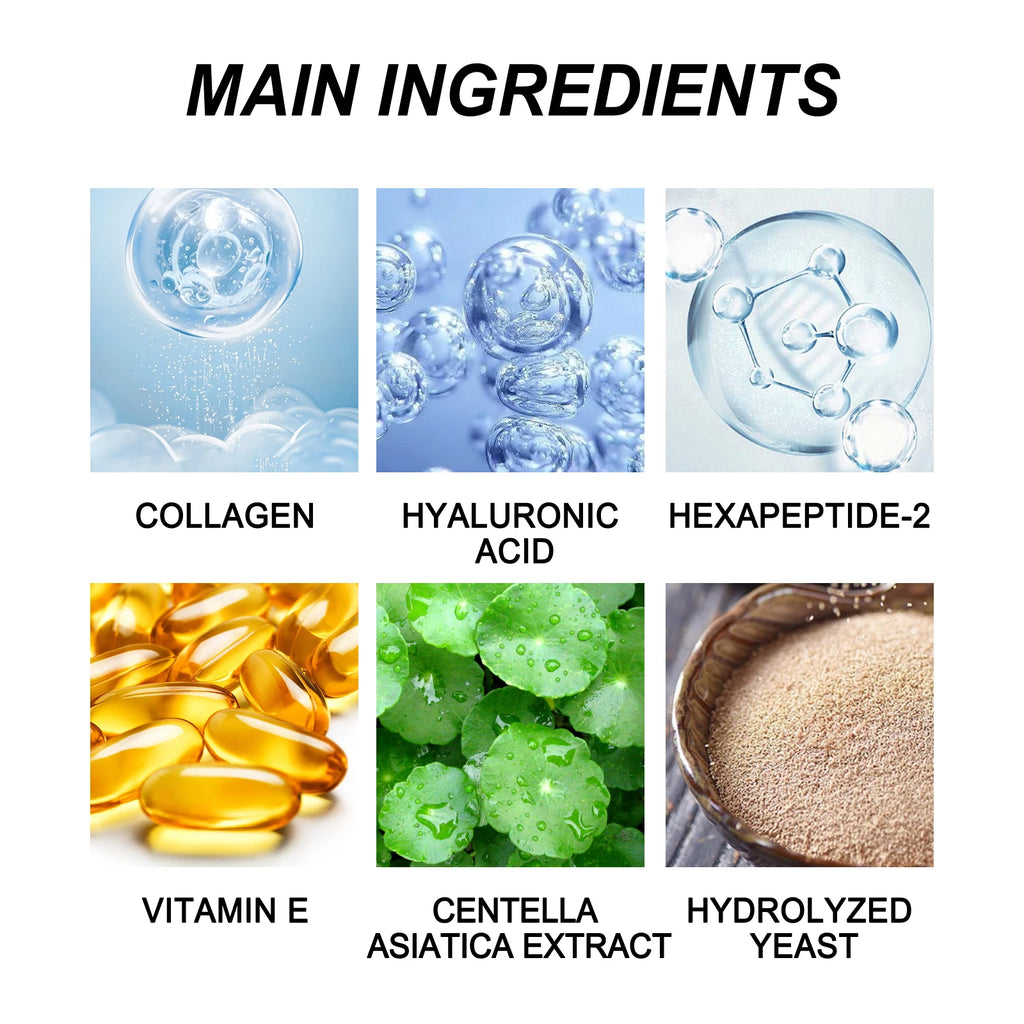 RUVIAA BEAUTY Collagen Membrane Facial Mask Set – Soluble Cheek & Forehead Patches for Smile Lines & Skin Tightening