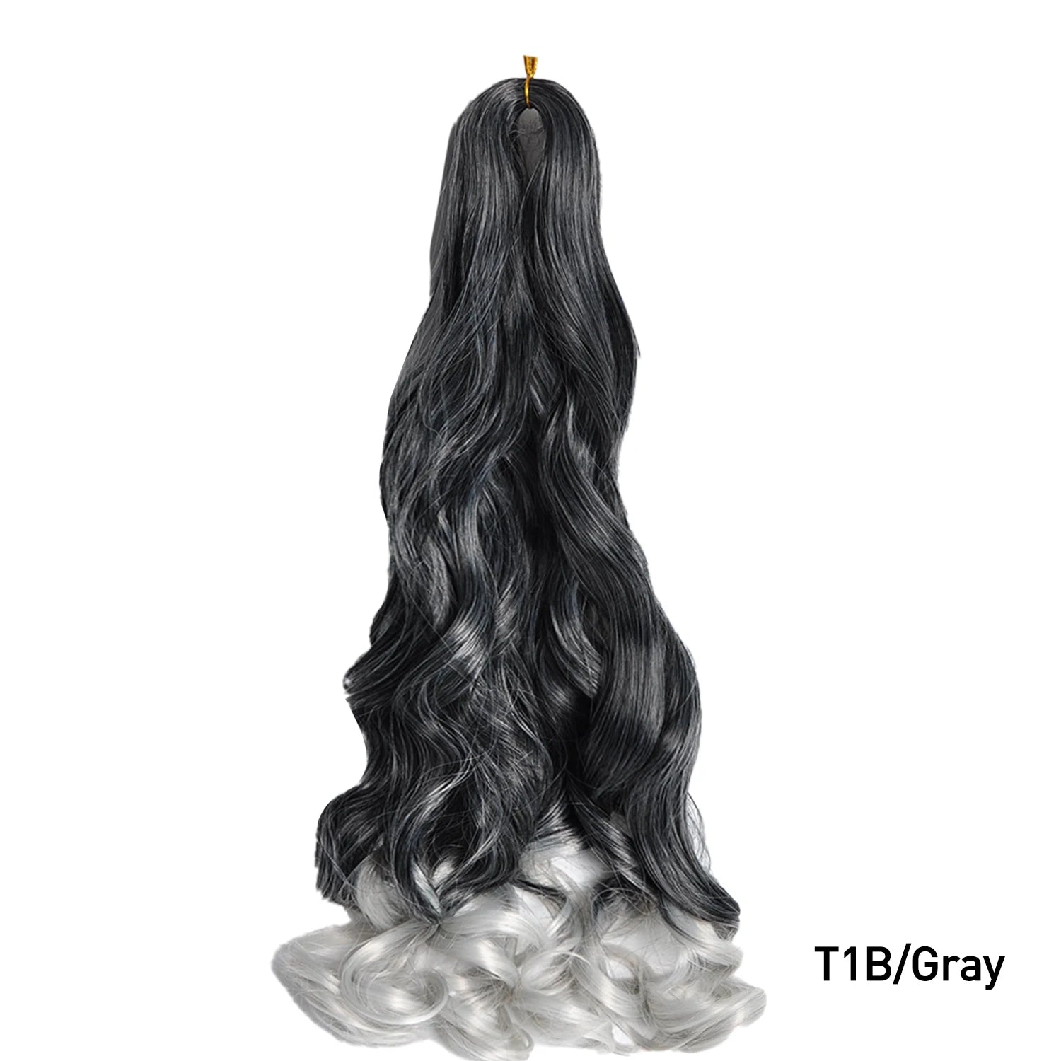 French Curls Braiding Hair Extensions Synthetic Hair Loose Wave Spiral Curl Braids High Temperature Ombre Pre Stretched Hair