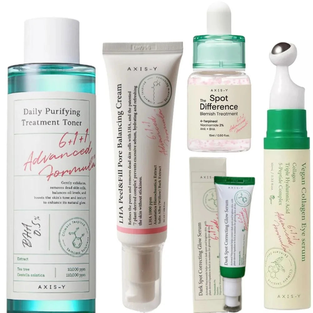 AXIS-Y Deep Moisturizing Face Cream Non-Greasy Essence Moisturizing Firming Eye Cream Whitening Gently Soothing Skin Care