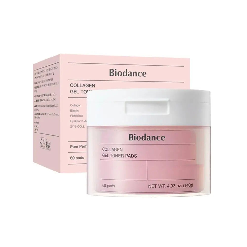 Biodance Collagen Fade Fine Lines Pad Brightening Skin Tone Improve Facial Toner Firming Pore Moisturizing Toner Face Skin Care