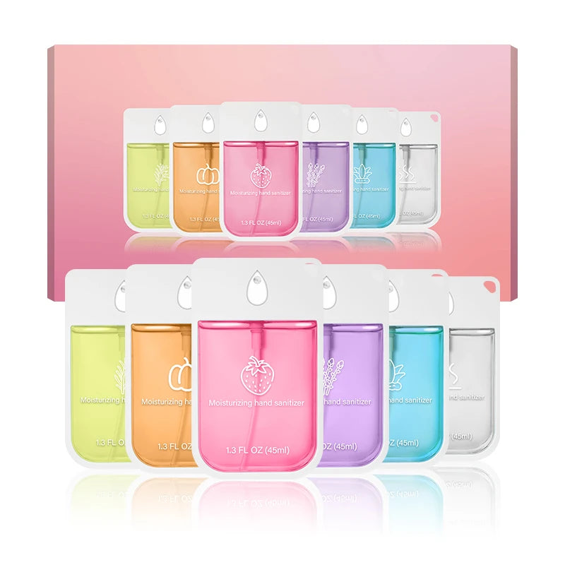 6/1pcs Moisturizing Hand Washing Spray Set Powerful Spray Portable Safe Reliable Cleaning Hands Sanitizer Spray Alcohol Free45ML