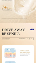 RUVIAA BEAUTY 10PCS Collagen Anti-Wrinkle Facial Mask – Anti-Aging, Firming & Brightening Skincare