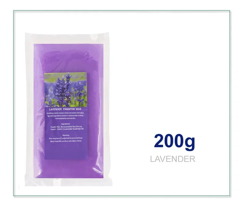 450g/200g Lavender Moisturizing Hands And Feet Mask Peel Off SPA Care Paraffin 1/3Pcs Paraffin Nourishing Hands Restores Gloss