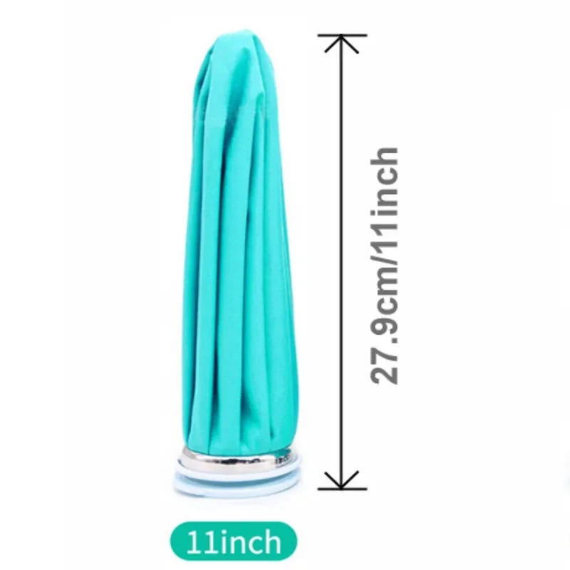 Ice Bag[6", 9" &11" ] Hot and Cold Reusable Ice Bag, Elastic Breathable Support Wrap，(for Hot Therapy is 50-60℃)