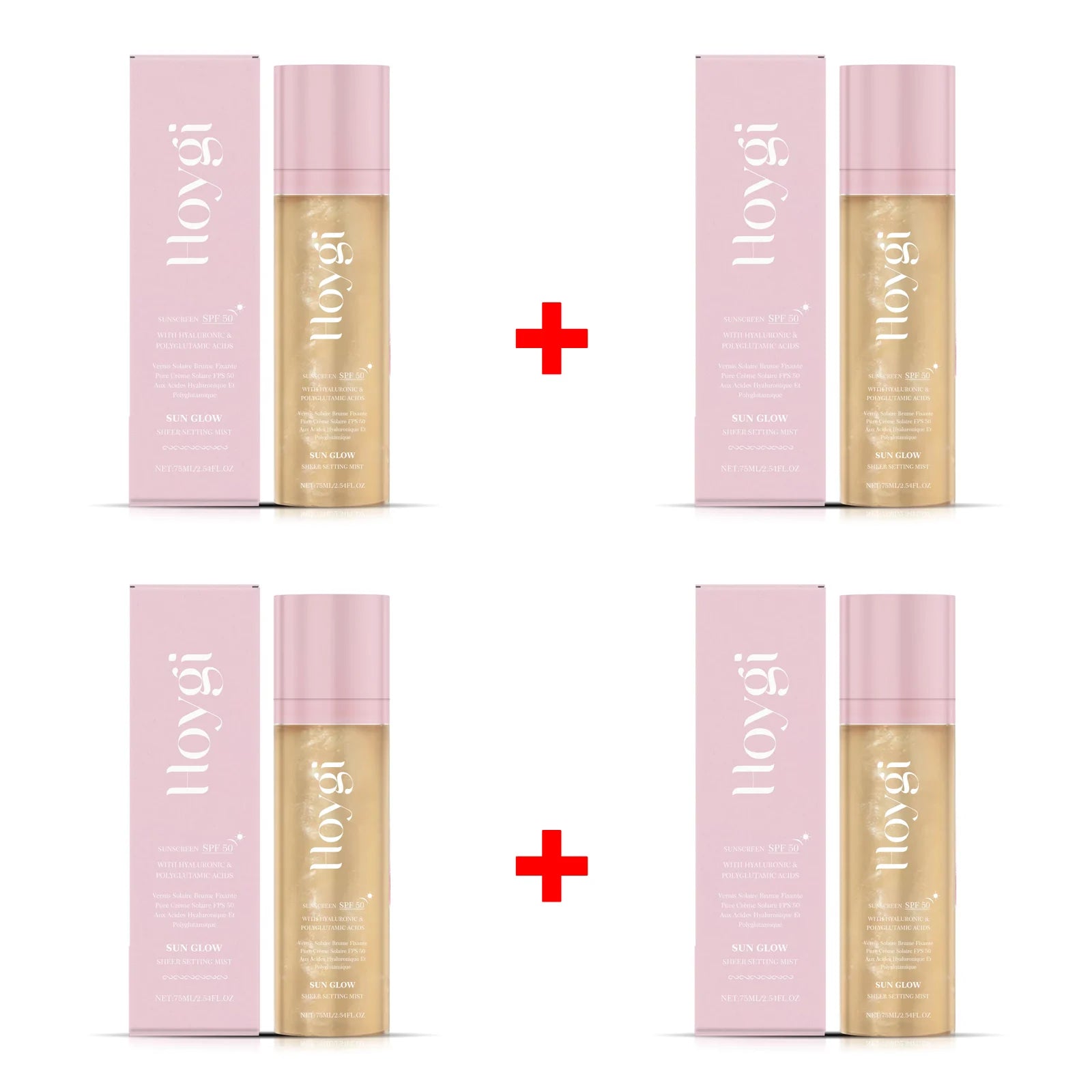 Hoygi Spf 50+ Setting Spray Oil Control Long Lasting Matte Natural Non Greasy Waterproof Fast Film Formation Fixer Makeup Spray