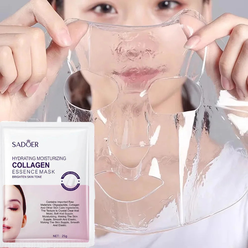 RUVIAA BEAUTY Collagen Anti-Wrinkle Facial Mask – Anti-Aging, Firming & Brightening Skincare