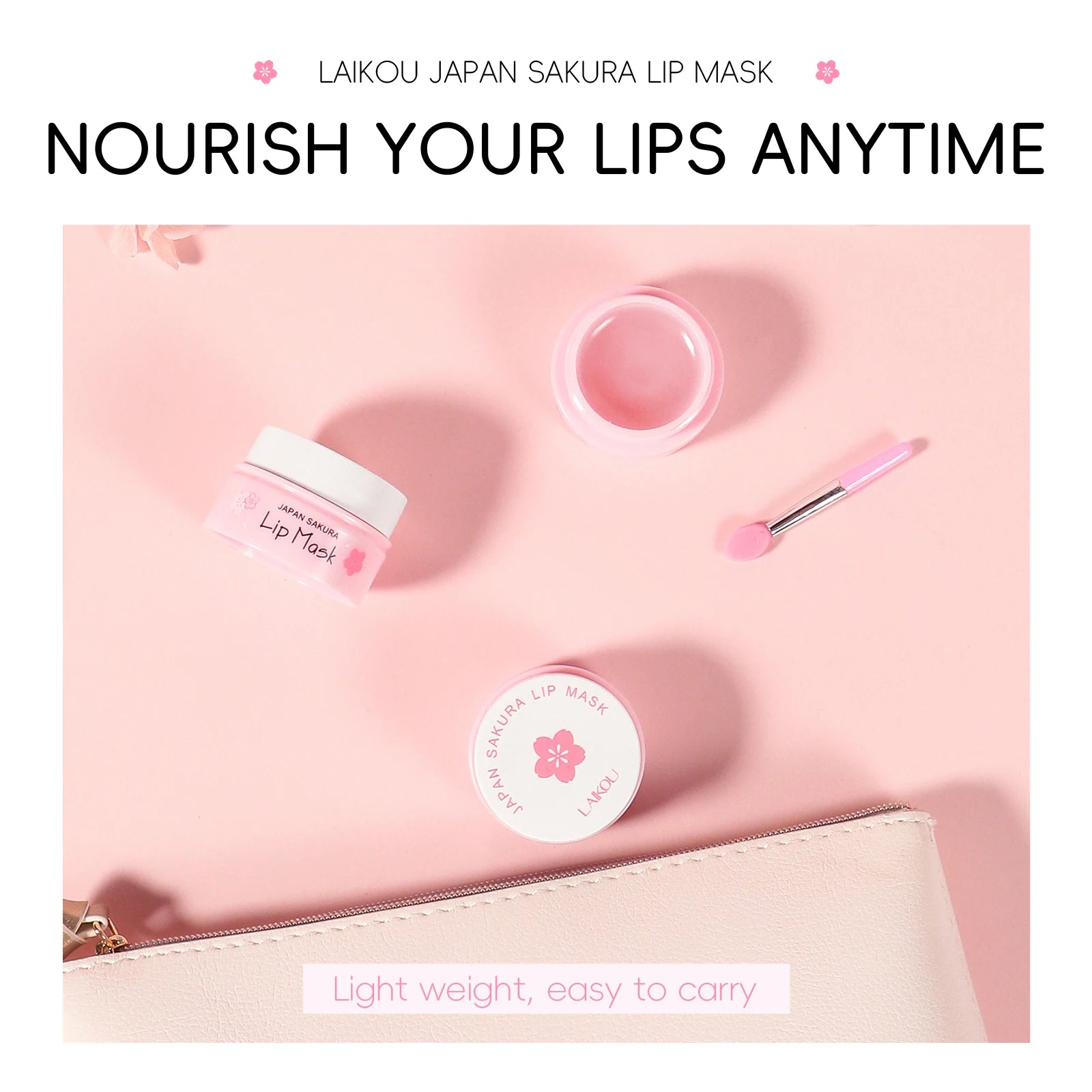 RUVIAA BEAUTY Japan Sakura Lip Mask Overnight Moisturizing Plumping