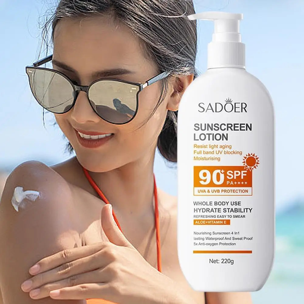 Sunscreen Cream SPF 90+ /SPF 50+ Anti Oxidant Isolation Cream UV Blocking Moisturizing Sun Cream For Sports & Active Sunblock