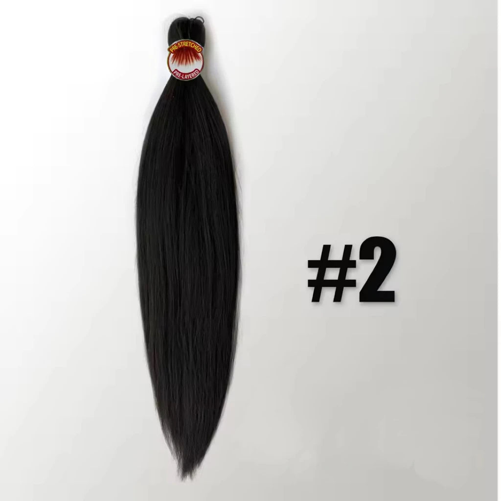 4x Sensationnel prestretched 38 inch Synthetic braiding hair braid kanekalon flame retardant for box braid and twist For Women