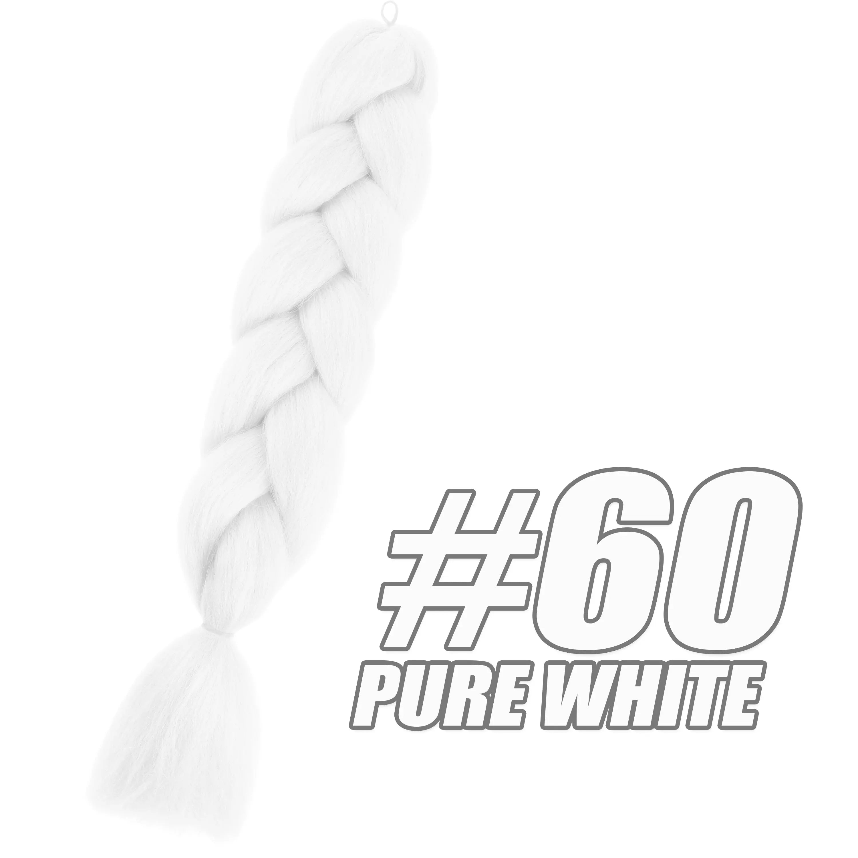 Purple Braiding Hair Pre Stretched Synthetic Kanekalon Crochet Hair Jumbo Braids Extensions Hair Accessories For Girls Braids