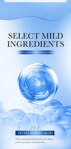 RUVIAA BEAUTY 10pcs Hyaluronic Acid Collagen Face Masks – Forehead, Eyes & Cheek Patches for Hydrating & Firming