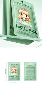 RUVIAA BEAUTY 10pcs Hyaluronic Acid Collagen Face Masks – Korean Skincare, Moisturizing & Hydrating