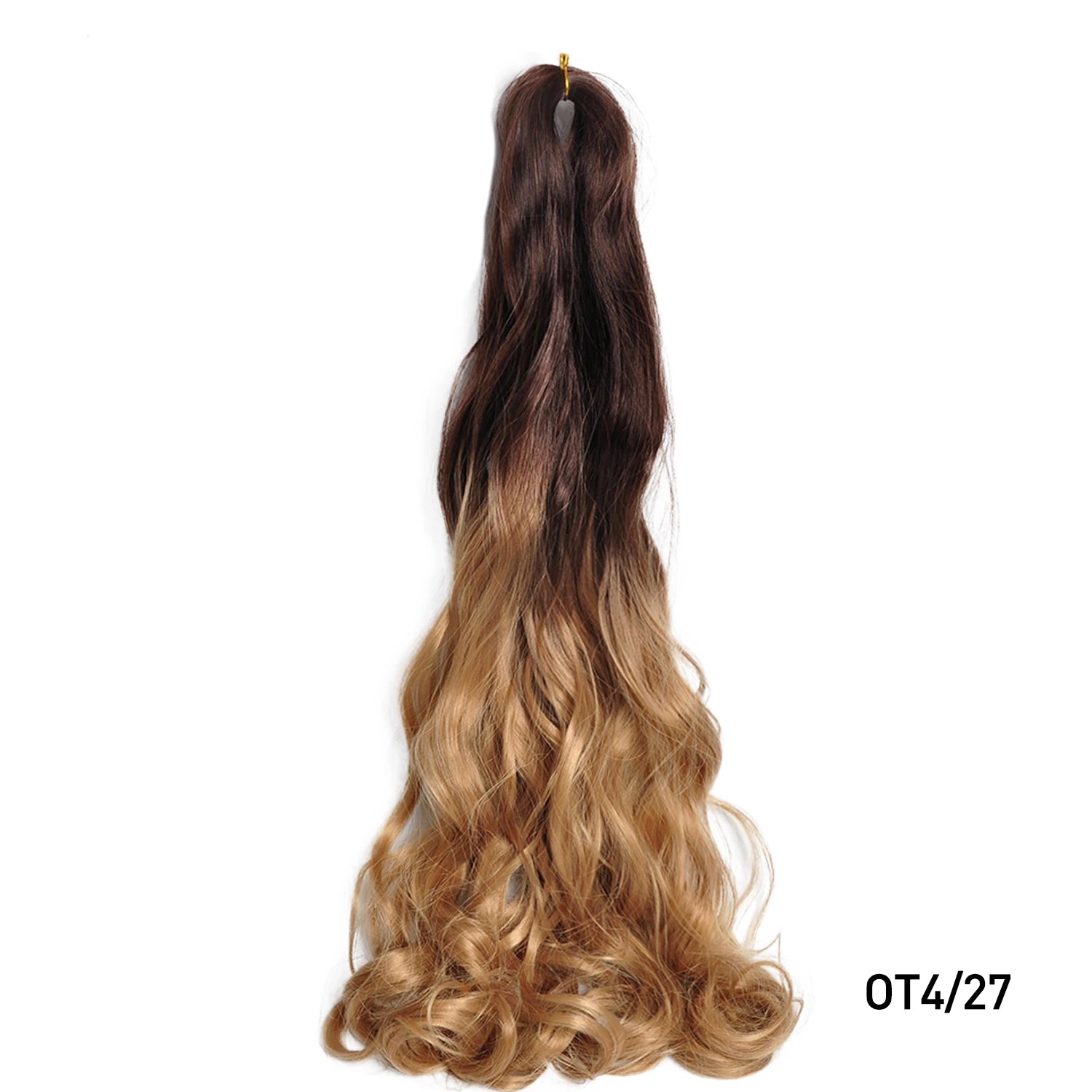 French Curls Braiding Hair Extensions Synthetic Hair Loose Wave Spiral Curl Braids High Temperature Ombre Pre Stretched Hair