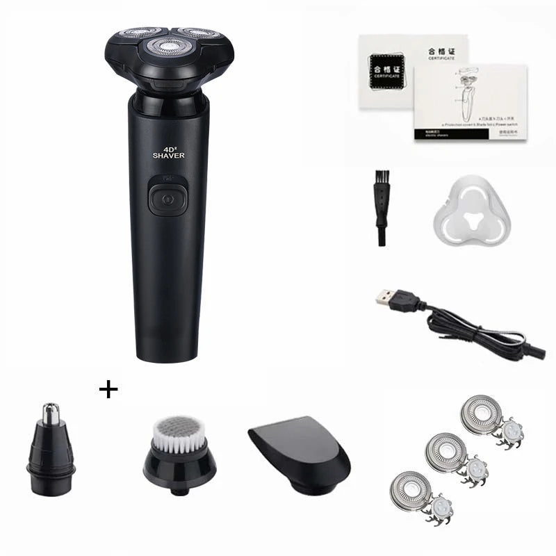 RUVIAA BEAUTY ZOZEN Electric Shaver | Rechargeable Body & Beard Trimmer